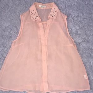 Peach Blouse